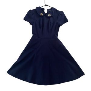 ModCloth Spoken Sweetness Embroidered Dress